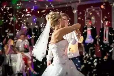 Beautiful wedding dance.